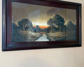 Living Room-signed pastel