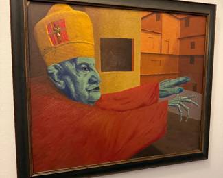Upstairs Hallway-Religious painting