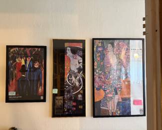 Upstairs Bedroom 3-Klimt museum posters