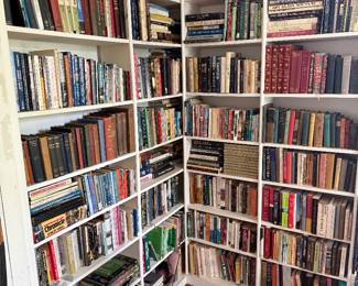 Library-Mountain climbing, plants, fiction, nonfiction, hiking, art glass, artists, children’s books