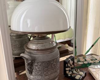 Upstairs Bedroom 1-Oil lamp