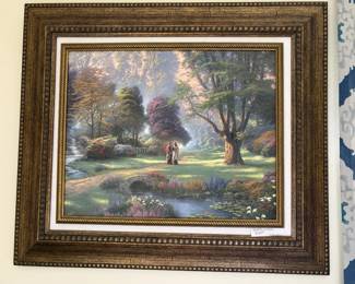 E Thomas Kincaid Framed Painting $100