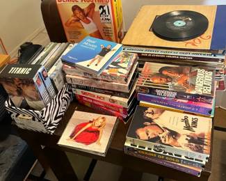 Entertainment Via DVD, VHS, CD And Vinyl