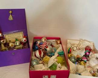 Lot Of Vintage Christmas Ornaments