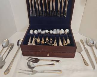 Unbranded Complete Set Of Stainless Flatware