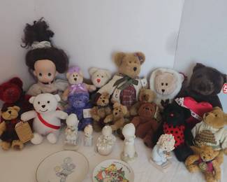 Boyds Bears, Ty Classics, Precious Moments And More