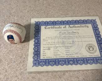  06 Ryne Sandberg Signed Baseball With COA