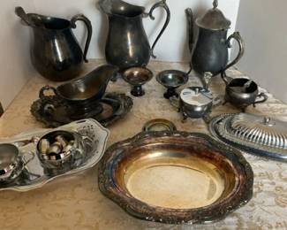 Silver Plated Lot