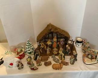 Christmas Nativity Set And More