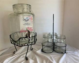 Glass Drink Dispenser And More