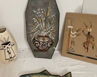 Native American Signed Decor