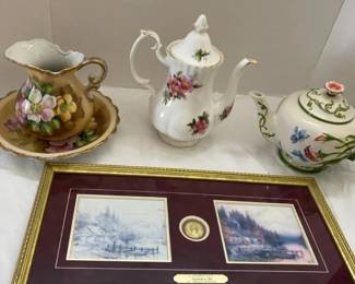 Royal Albert, Homco, Thomas Kinkade, Jarblina