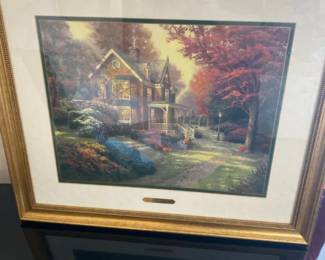 Thomas Kinkade Victorian Autumn Signed Print