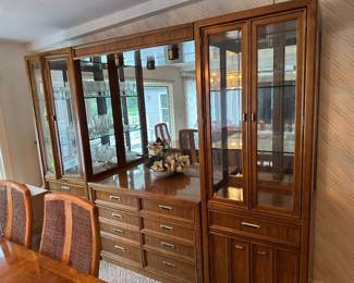 $150, three pcs thomasville cabinet,  3 separate pcs. So you can arrange as you want, near flawless condition! 