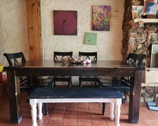 Dining table from Gailey's Breakfast Cafe 