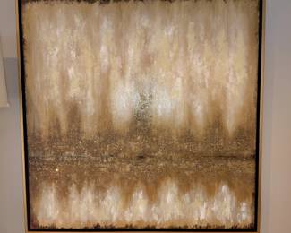 Glittery Canvas Art