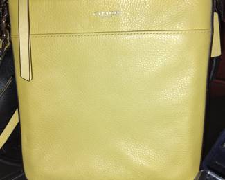 Coach Yellow Mini Crossbody Bag