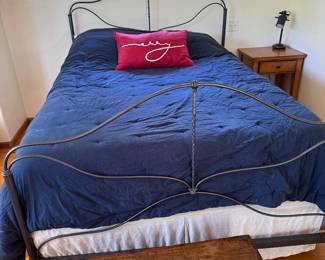 Charles P. Rodgers Provence wrought iron bed, queen $500