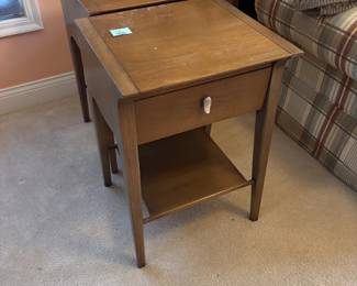 HAVE FULL SET - Drexel Profile collection, by designer John Van Koert night stand set