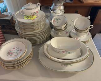 Service for 10 - over 50 Pieces Of Heinrich & Co. Selb Bavaria Germany Fine China - Maytime Pattern By Jenny Lind 