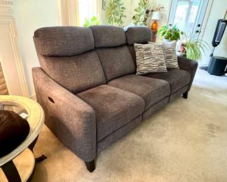 Like New Walter E Smithe elec. recliner - w/matching loveseat