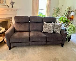 Like New Walter E Smithe elec. recliner - w/matching loveseat