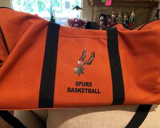 Spurs Basketball very large bag