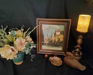 Steelinck Amsterdam Framed Dutch Townscape  Decor Collection