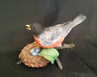 Lenox American Robin Porcelain Figurine  Vintage 1989 Garden Bird Collection with box
