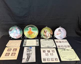 Donald Zolan China Plates  Crystals Creek, A Time For Peace, Backyard Discover, Tender Beginning