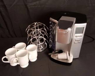 Cuisinart SingleServe Coffee Maker Station Series SS10 with Pod Stand  Mugs