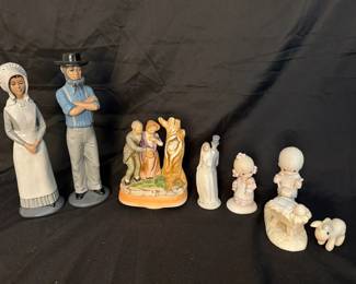 Nao Wedding Couple, Amish Figures,  Precious Moments