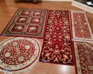 Burgundy Rug Collection