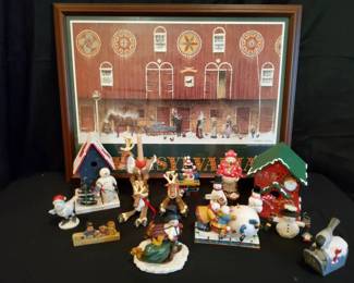 George Lyster Pennsylvania Homecoming Framed Print  Holiday Figurine Collection