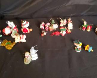 Mini Christmas Ornaments Mystery Lot  Featuring Hallmark pieces