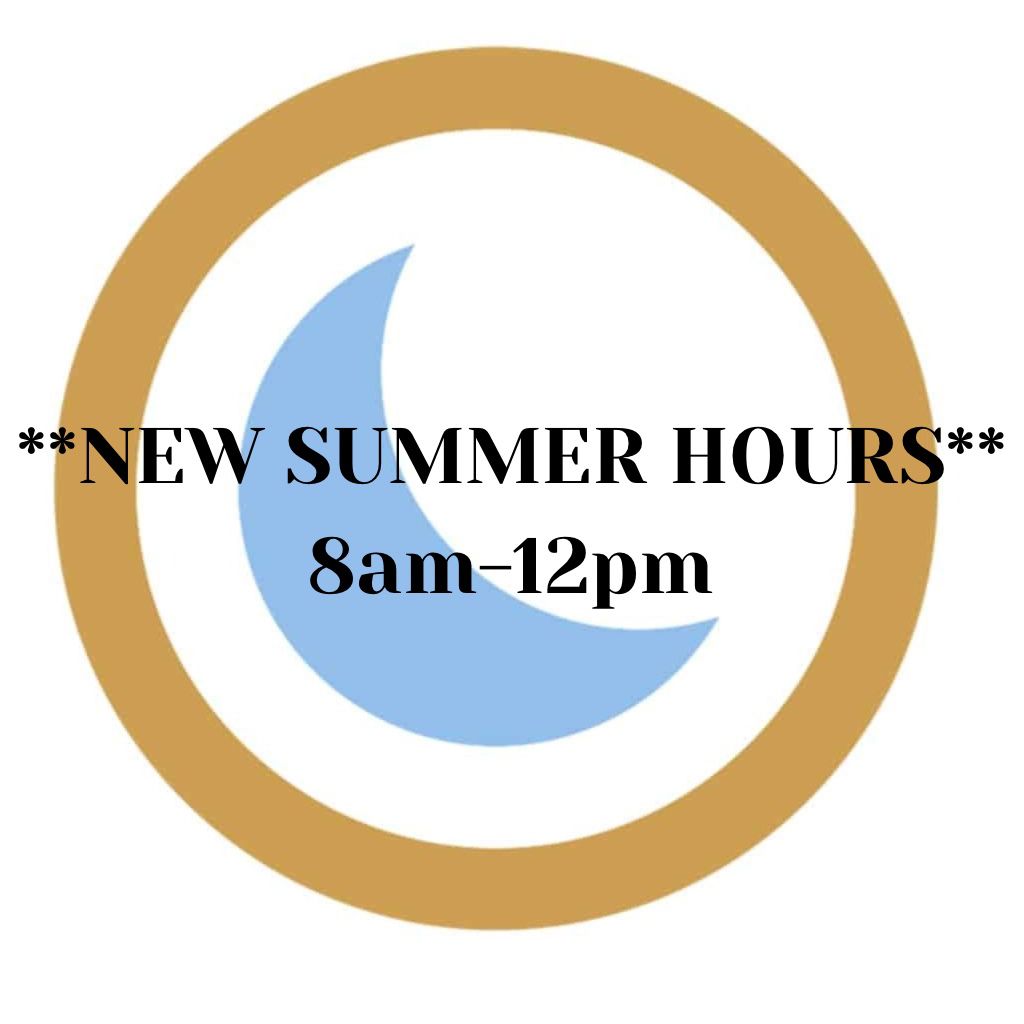 NEW SUMMER HOURS Lets beat the heat 8am12pm