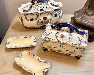 Vintage Porcelain Trinket Boxes