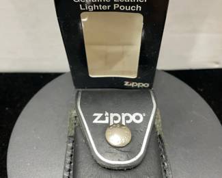 Zippo genuine leather lighter pouch