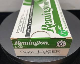 Remington 50rnds 115gr fmj 9mm Luger