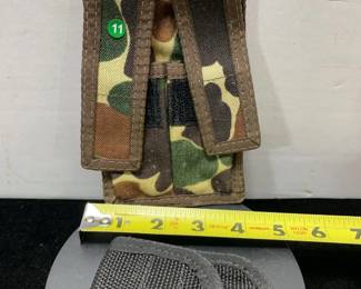 Uncle Mikes 2 pistol mag holster w small holster