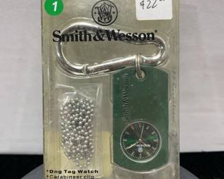 Smith Wesson dog tag watch