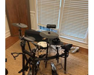 Roland Drum Kit with amp and throne