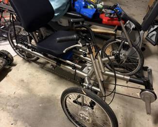 Etrike with extra batteries.
