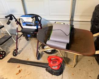 Walker, Wheelbarrow, Leaf Blower