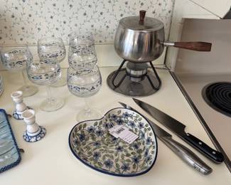 Glass Set, Fondue Set 