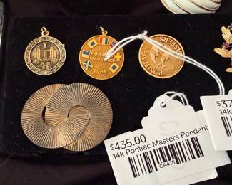 14k Pontiac Masters Pendant