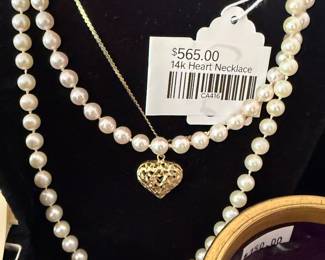 14k Heart Necklace
