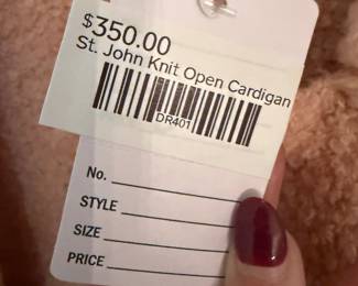 St John Knit Open Cardigan