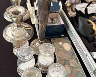 Sterling Candlesticks Holders