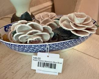 Ralph Lauren Mandarin Blue Bowl 